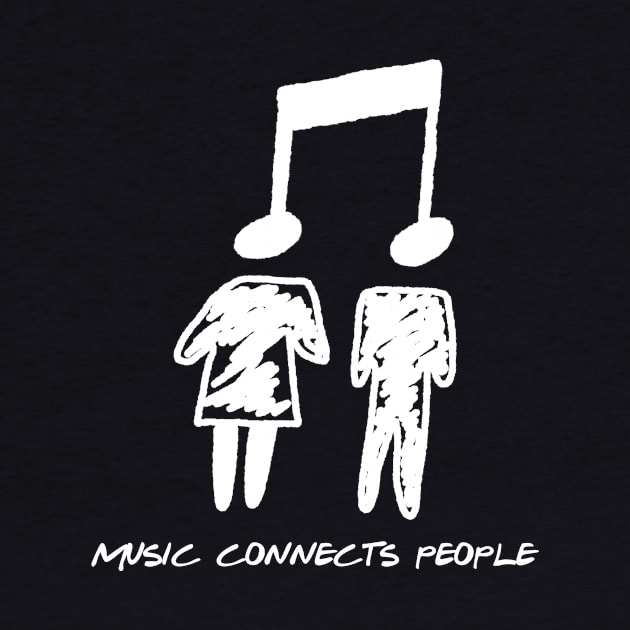 Music Connects People by LMW Art